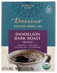 Teeccino Dandelion Dark Organic Roasted Herbal Tea 10 Bags Coffee. Fixed Price $64.99.
