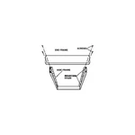 QSF2424 Surface Mount Frame. Fixed Price $193.87.