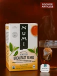 Numi Organic Breakfast Blend Black Tea 18 Bags High Caffeine Non-gmo (pack Of 2). Fixed Price $15.99.