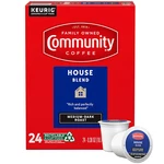 Community Coffee House Blend 24 Count Pods Medium Dark Roast. Fixed Price $25.48.