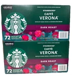 Pack Starbucks Coffee Caffe Verona Dark Roast K-cup Pod 72 Count 12/26. Fixed Price $72.88.