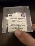 Chicago Cubs Vs. Brewers Game Used Baseball Christopher Morel Rbi Single. Fixed Price $95.00.