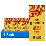 6 Bags Gevalia House Blend Medium Roast Ground Coffee (12 Oz Bag). Fixed Price $59.99.