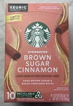 New Sealed Starbucks Keurig Dark Brown Sugar Cinnamon Coffee 10 Box K-cup Pods !. Fixed Price $18.98.