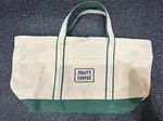 Tully's Coffee 2025 Lucky Tote Bag Ivory Green Japan Limited Shop. Fixed Price $35.00.