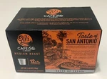 Heb 4.44OZ K-cup Pods Box Taste Of San Antonio Cafe Ole By H-e-b Medium Roast. Fixed Price $15.95.