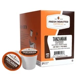 Fresh Roasted Coffee, Tanzanian Peaberry, Light Roast, 24 Pods For K Cup Brewers. Fixed Price $37.64.