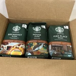 3 Starbucks Medium Roast Whole Bean Coffee Different Notes, 12 Oz. Each Bag. Fixed Price $22.99.