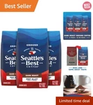Smooth & Rich Seattle Best Dark Roast Coffee - 3 X 12 Oz Bags 100% Arabica. Fixed Price $42.74.