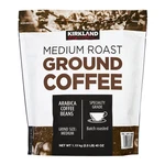 Kirkland Signature Ground Coffee, Medium Roast, 40 Oz. Fixed Price $39.99.