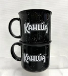 Kahlua Coffee Mug 18 Oz Ceramic Black Speckled 2 Pack New Without Box. Fixed Price $10.11.