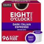 Eight Clock Dark Italian Roast Cup Pods 24 Count Bold Caffeinated Coffee. Fixed Price $108.79.