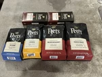 Peets Coffee Bundle Major Dickason Big Bang French Roast Luminosa Ground Capsule. Fixed Price $43.99.