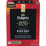 Folgers 1850 Black Gold, Dark Roast Coffee, K-cup Pods For Keurig Brewers, 24 Ct. Fixed Price $29.99.