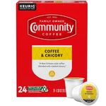 Community Coffee & Chicory 24 Count Pods, Medium-dark Roast, Compatible W. Fixed Price $29.95.