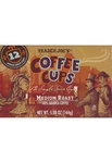 Trader Joe's Coffee Cups Single Serve- Medium Roast Arabica. Fixed Price $16.95.