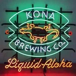 Kona Brewing Co Liquid Aloha 24"X20" Neon Sign Light Bar Club Garage Artwork Am. Fixed Price $224.39.