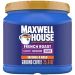 Maxwell House Dark French Roast Ground Coffee, 25.6 Oz. Canister. Fixed Price $20.09.