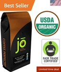 No Fun Jo Decaf Coffee - 10 Oz Organic Ground, Swiss Water Process & Fair Trade. Fixed Price $26.99.