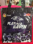 Giant & Utz Nflpa Play Like Shopping Bag Baltimore New 15X13. Fixed Price $6.08.