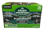 Green Mountain Black Granite Espresso Style Coffee Keurig Cups 10 Ct 3.5 Oz. Fixed Price $13.29.
