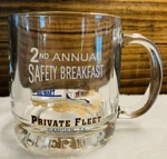 Walmart 2ND Annual Safety Breakfast Coffee Mug - 2002 Sanger Texas. Fixed Price $10.99.