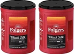 2 X Folgers Black Silk Dark Roast Ground Coffee 40.3 Oz Ea. Fixed Price $54.99.