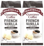 Marcella French Vanilla Gourmet Ground Coffee Light Roast, 12 Ounce (2 Bags). Fixed Price $24.90.