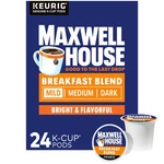Maxwell House Breakfast Blend Light Roast K-cup Coffee Pods, 24 Ct. Box. Fixed Price $20.05.