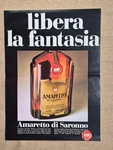 Amaretto Di Saronno Free Fantasy Advertising Vintage 1970S. Fixed Price $13.93.