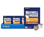 Pack Maxwell House Light Roast Breakfast Blend K-cup Coffee Pods 24CT Box. Fixed Price $59.63.