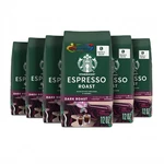 Starbucks Whole Bean Coffee, Dark Roast Espresso, 12 Oz (6 Pack). Fixed Price $50.00.