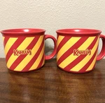Kahlua Coffee Mugs 2025 Holiday Set 16OZ Ceramic Red Yellow Pack New. Fixed Price $11.95.