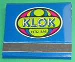 Klok Radio 1170 Am San Jose, Ca. Front-strike Matchbook Full Made In Usa. Fixed Price $19.99.