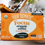 Four Sigmatic Focus Organic Coffee Pods 10 Pk Mental Clarity + Energy Dark Roast. Fixed Price $12.79.