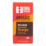 Equal Exchange Organic Orange Chocolate - Case Of 12 2.8 Oz.. Fixed Price $91.57.