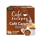 Cafe Escapes Caramel Coffee Hot Caffeine Keurig K-cup Pods 96 Counts. Fixed Price $75.00.