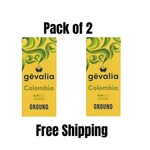 (2 Pack) Gevalia Medium Roast Columbia Arabica Ground Coffee, 12 Oz. Bag. Fixed Price $9.45.