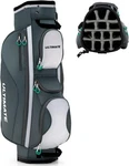Sunday Golf Pacific 14-WAY Cart Bag Silencer Top Magnetic 7 Pockets Black. Fixed Price $149.99.