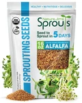 Nature Jims Sprouts Alfalfa Seeds Non-gmo Pound (pack Of 1), Light Brown. Fixed Price $28.80.