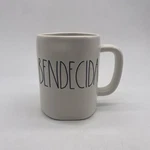 Rae Dunn Artisan Collection Bendecida Blessed Spanish Ceramic Coffee Mug Cup. Fixed Price $10.00.