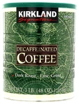 Kirkland Signature Decaffeinated Coffee Dark Roast 3 Lb. Fixed Price $35.80.