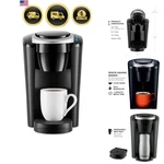 K-compact Single-serve K-cup Pod Coffee Maker, With 3 Brew Sizes, Smart Start.... Fixed Price $121.55.