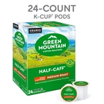 Keurig Green Mountain Coffee. Half-caff Coffee, Medium Roast, 96 Pods. Fixed Price $44.99.