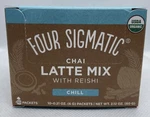 Four Sigmatic Chai Latte Mix W/ Reishi Chill , 10 Packets. Fixed Price $20.00.