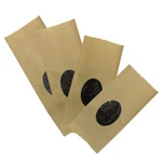 50/100 Brown Kraft Paper Heat Sealable Coffee Bags Side Gusset W. Clear Window. Fixed Price $23.99.