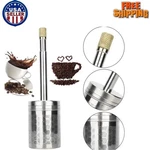 Portable Travel Coffee Press Brew Fresh Anywhere With Reusable Steel Filter. Fixed Price $12.39.