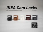Ikea Cam Lock Color Part Matching Upgrade Dark Gray White Walnut. Fixed Price $15.99.