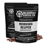 Blackout Coffee Morning Reaper Medium Roast - 12 Oz Whole Bean. Fixed Price $25.99.