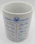 Presidents The United States Coffee Mug (last Listed Bill Clinton). Fixed Price $5.98.